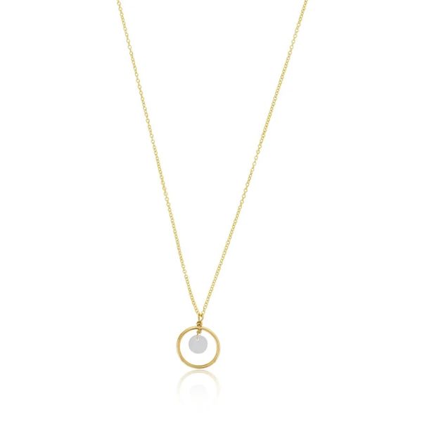 Moonstone Hoop Necklace Don's Jewelry & Design Washington, IA