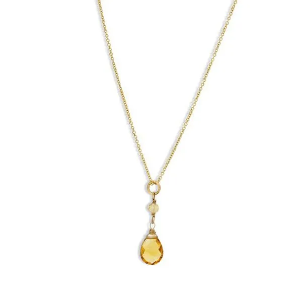 Gold Filled Citrine Necklace Don's Jewelry & Design Washington, IA