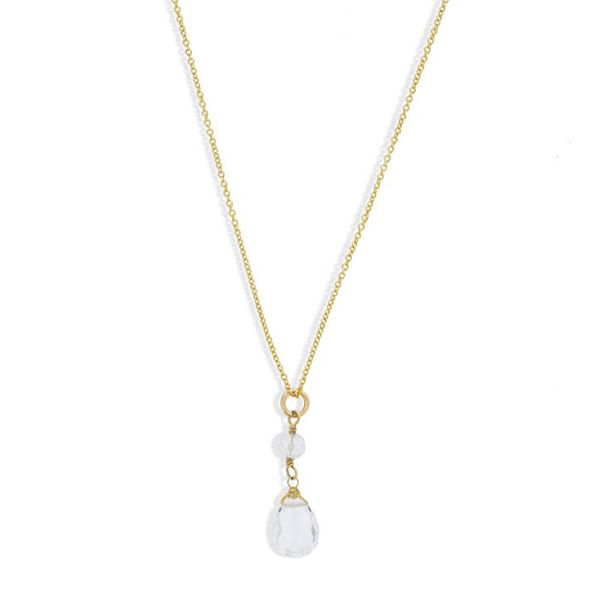 Gold Filled White Topaz Necklace Don's Jewelry & Design Washington, IA