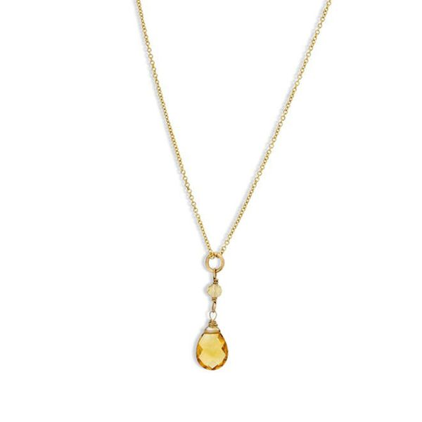 Gold Filled Citrine Necklace Don's Jewelry & Design Washington, IA