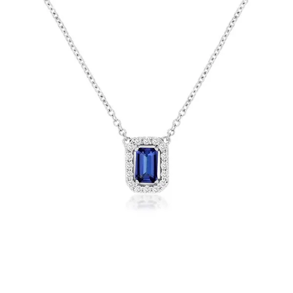 14kt White Gold Tanzanite Necklace Don's Jewelry & Design Washington, IA