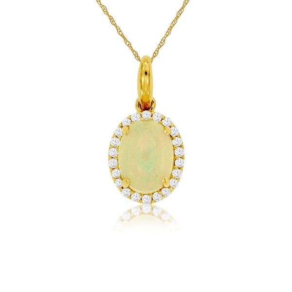14kt Yellow Gold Opal Necklace Don's Jewelry & Design Washington, IA