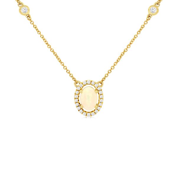 14kt Yellow Gold Opal Necklace Don's Jewelry & Design Washington, IA