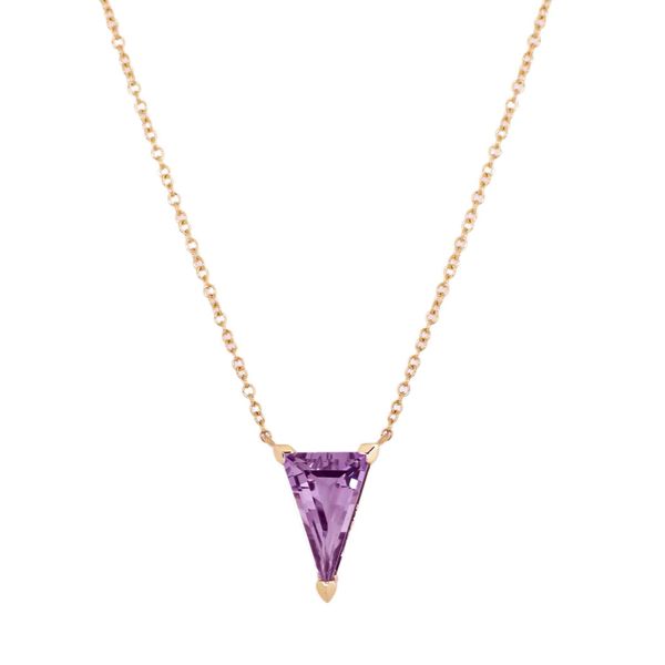 14kt Yellow Gold Pink Amethyst Necklace Don's Jewelry & Design Washington, IA
