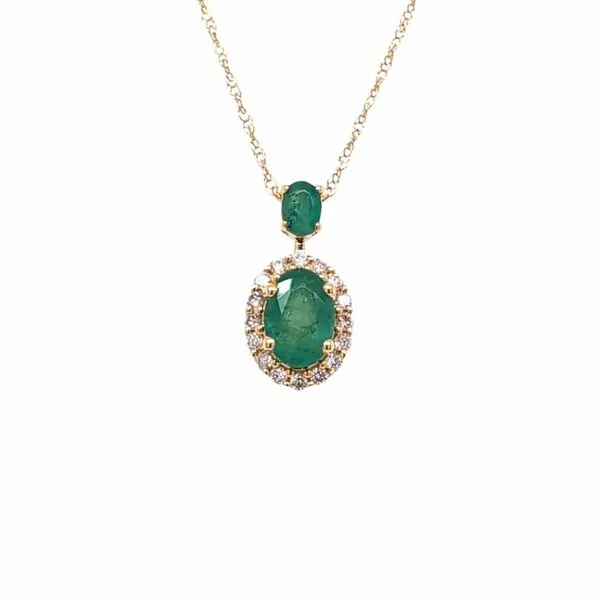 14kt Yellow Gold Emerald Necklace Don's Jewelry & Design Washington, IA