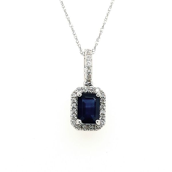 14kt White Gold Sapphire Necklace Don's Jewelry & Design Washington, IA