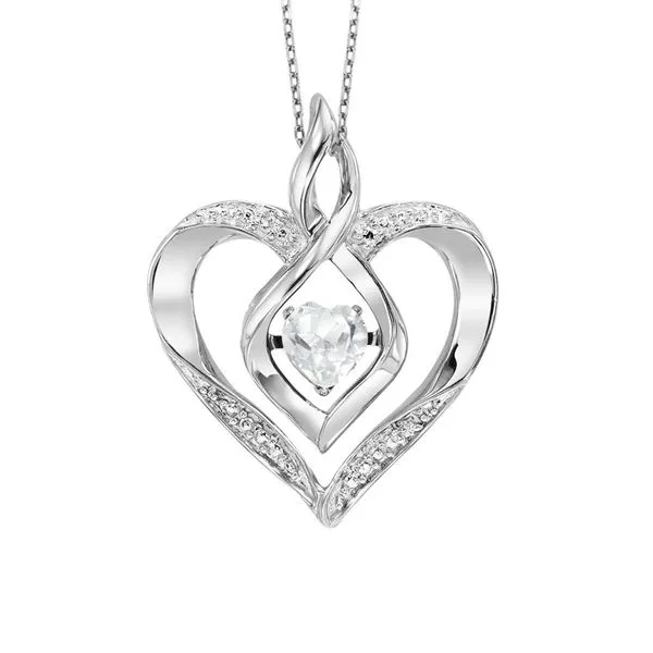 Sterling Silver White Topaz Necklace Don's Jewelry & Design Washington, IA