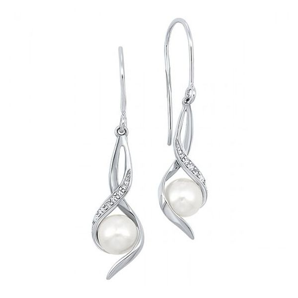 Sterling Silver Pearl Earrings Don's Jewelry & Design Washington, IA