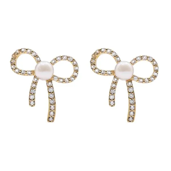 14kt Yellow Gold Pearl Earrings Don's Jewelry & Design Washington, IA