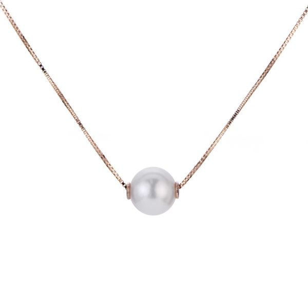 14kt Rose Gold Pearl Necklace Don's Jewelry & Design Washington, IA