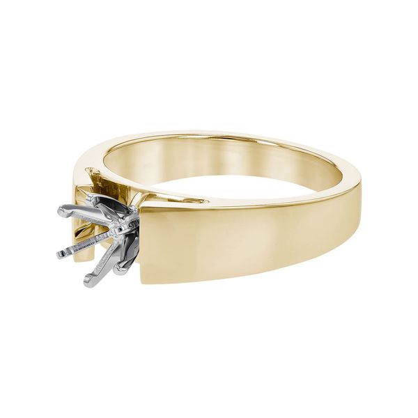14kt Yellow Gold Semi-Mount Ring Image 2 Don's Jewelry & Design Washington, IA