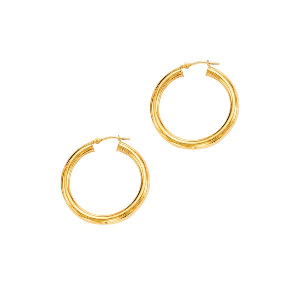 14kt Yellow Gold Hoop Earrings Don's Jewelry & Design Washington, IA