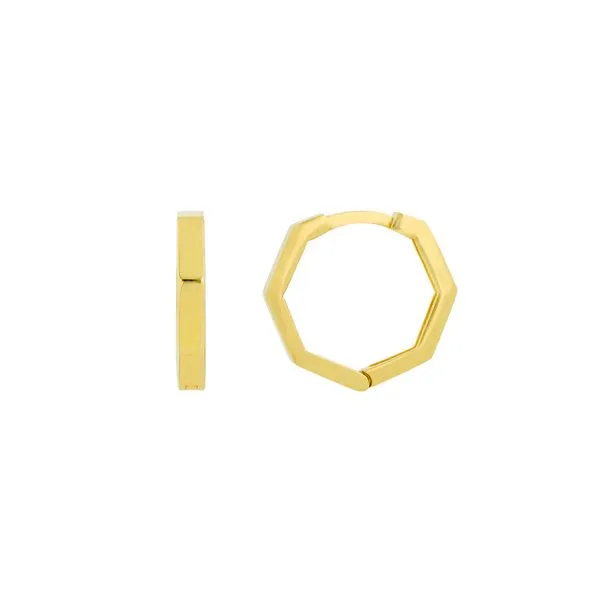14kt Yellow Gold Hoop Earrings Don's Jewelry & Design Washington, IA