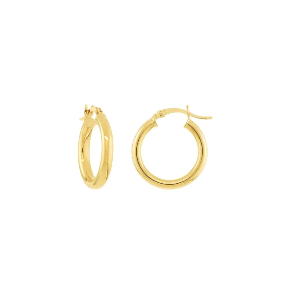 10kt Yellow Gold Hoop Earrings Don's Jewelry & Design Washington, IA