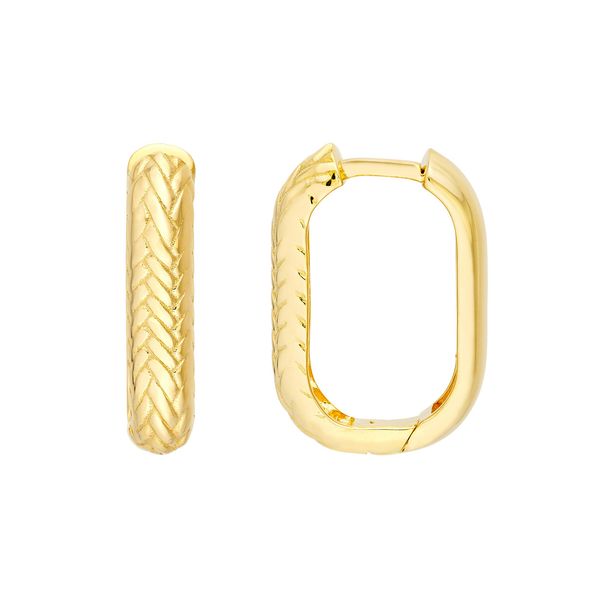 14kt Yellow Gold Hoop Earrings Don's Jewelry & Design Washington, IA