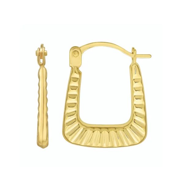 14K Gold Hoop Earrings Don's Jewelry & Design Washington, IA