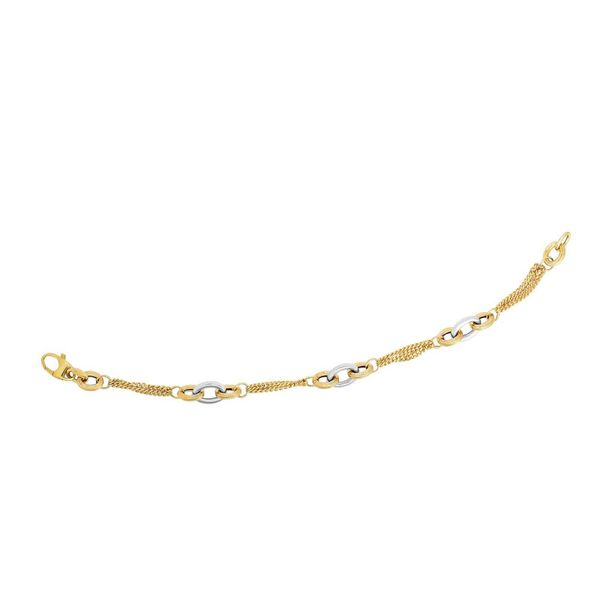 14kt Yellow Gold Triple Strand Necklace Don's Jewelry & Design Washington, IA