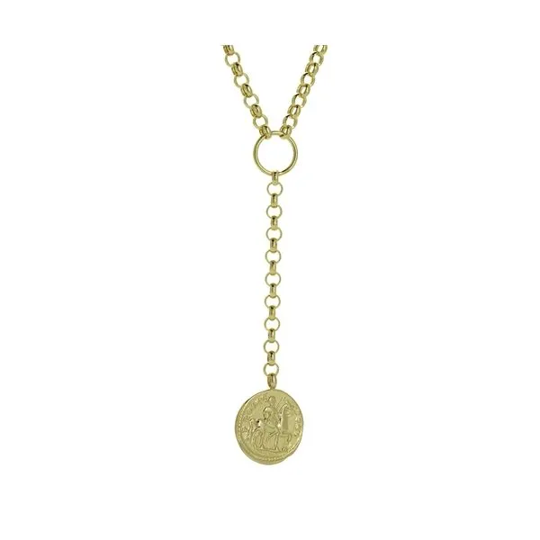 14kt Yellow Gold Medallion Necklace Don's Jewelry & Design Washington, IA