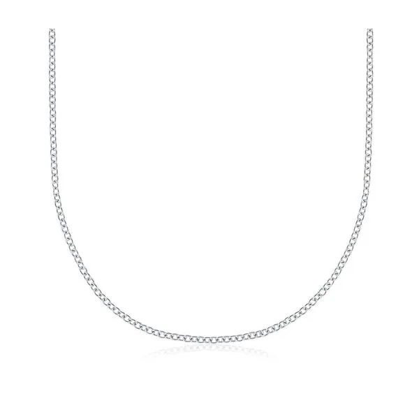 14kt White Gold Cable Link Chain Don's Jewelry & Design Washington, IA