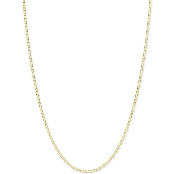 10kt Yellow Gold Box Link Chain Don's Jewelry & Design Washington, IA