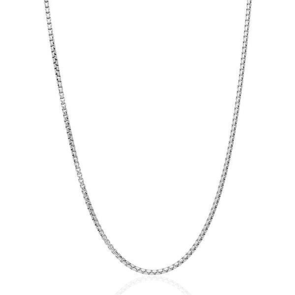 14kt White Gold Box Link Chain Don's Jewelry & Design Washington, IA