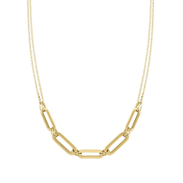 14kt Yellow Gold Paperclip Necklace Don's Jewelry & Design Washington, IA