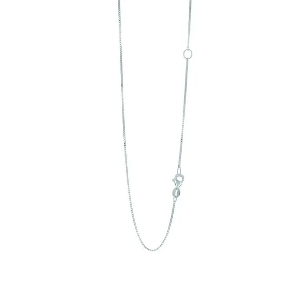 14kt White Gold Box Link Chain Don's Jewelry & Design Washington, IA