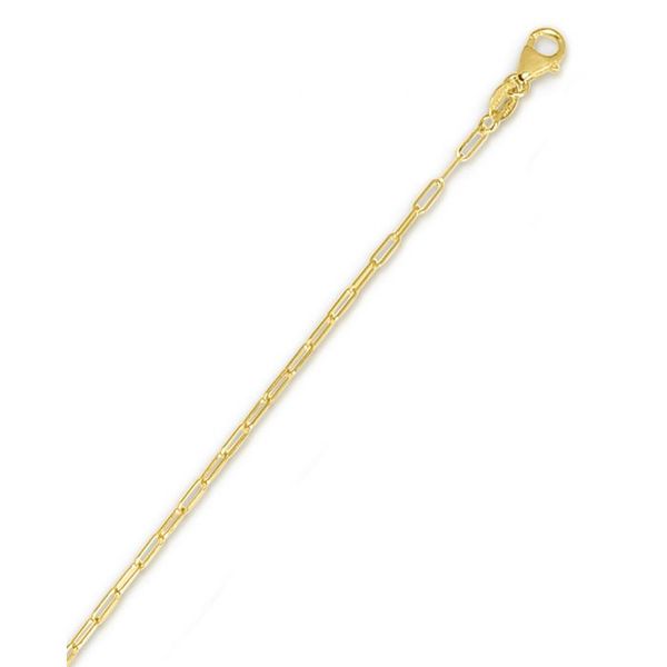 14kt Yellow Gold Paperclip Necklace Don's Jewelry & Design Washington, IA