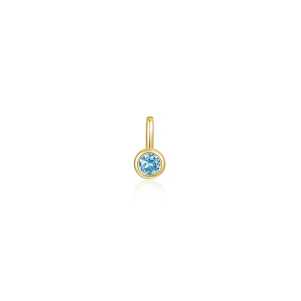 December Bezel Birthstone Charm Pendant Don's Jewelry & Design Washington, IA