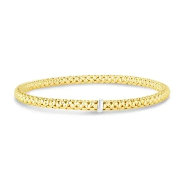 Gold 4mm Stretch Popcorn Bracelet Don's Jewelry & Design Washington, IA