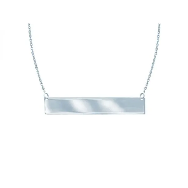 Sterling Silver Mini Bar Necklace Don's Jewelry & Design Washington, IA