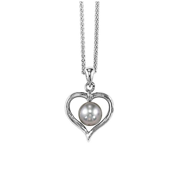 Sterling Silver Gray Pearl Necklace Don's Jewelry & Design Washington, IA