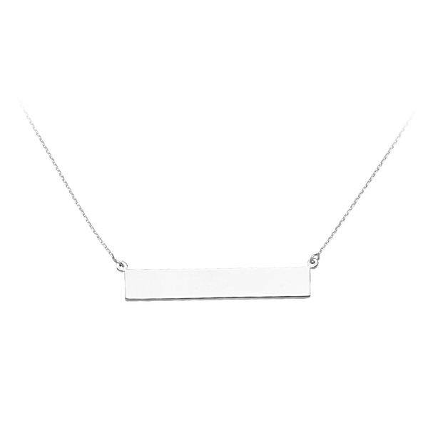 Sterling Silver Bar Necklace Don's Jewelry & Design Washington, IA