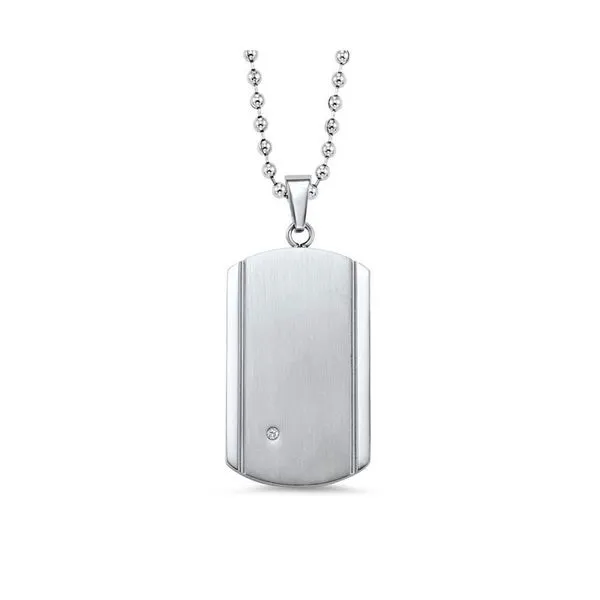 Stainless Steel Dog Tag Necklace Don's Jewelry & Design Washington, IA