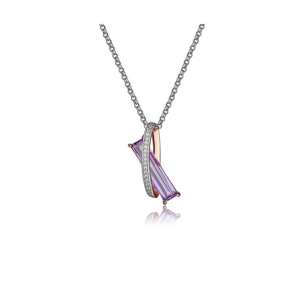 Sterling Silver & Rose Gold Plate Mystic Quartz Necklace Don's Jewelry & Design Washington, IA