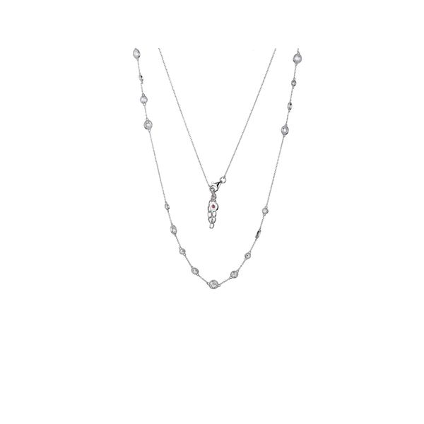 Sterling Silver 36" Necklace with CZ Don's Jewelry & Design Washington, IA