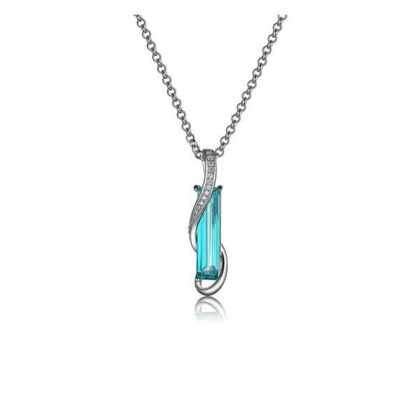 Sterling Silver Green Mystic Quartz Necklace Don's Jewelry & Design Washington, IA