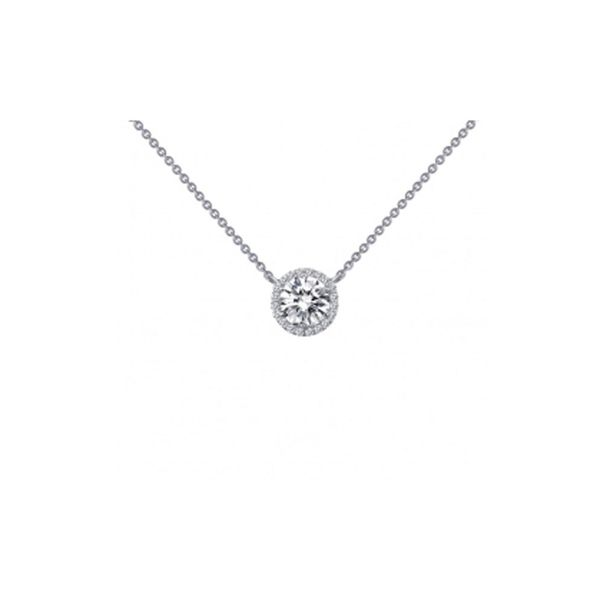 Sterling Silver Simulated Diamond Necklace Don's Jewelry & Design Washington, IA