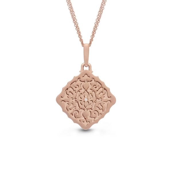 Rose Gold Plate Mimi Locket Necklace Don's Jewelry & Design Washington, IA
