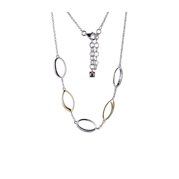 Sterling Silver & Yellow Gold Plate Necklace Don's Jewelry & Design Washington, IA
