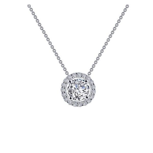 Sterling Silver Lafonn Simulated Diamond Necklace Don's Jewelry & Design Washington, IA