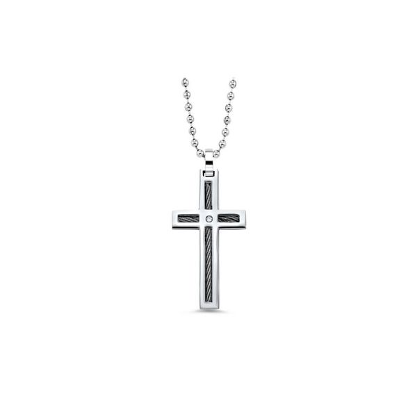Stainless Steel Cross Necklace Don's Jewelry & Design Washington, IA