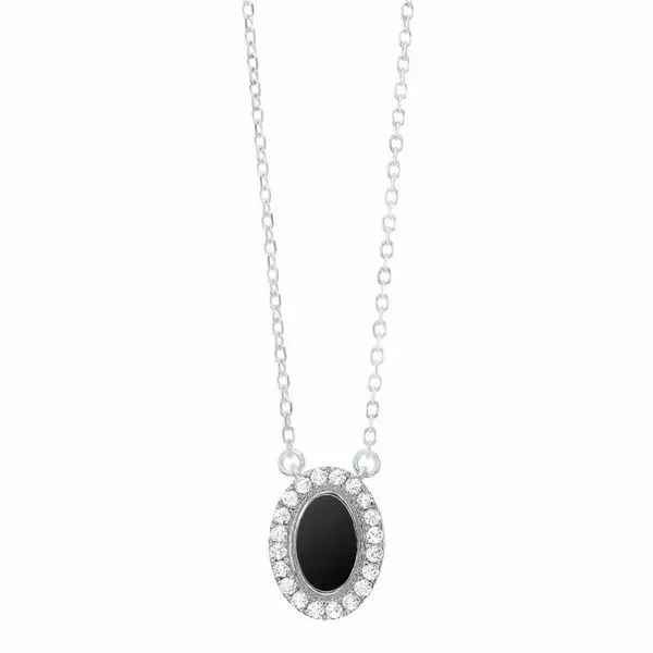 Sterling Silver Black Onyx Necklace Don's Jewelry & Design Washington, IA