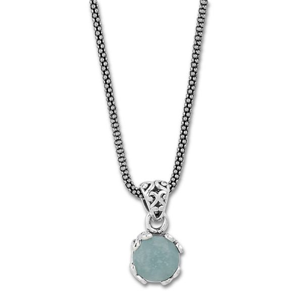 Sterling Silver Aquamarine Necklace Don's Jewelry & Design Washington, IA