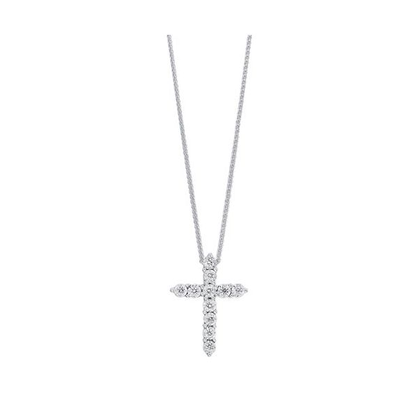 Sterling Silver Diamond Cross Necklace Don's Jewelry & Design Washington, IA