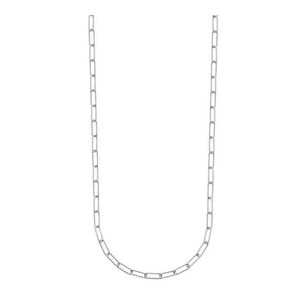 Sterling Silver Paperclip Necklace Don's Jewelry & Design Washington, IA