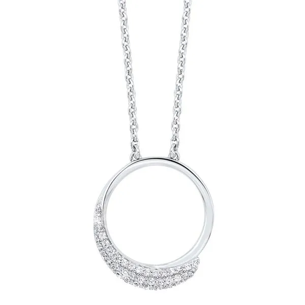 Sterling Silver CZ Necklace Don's Jewelry & Design Washington, IA