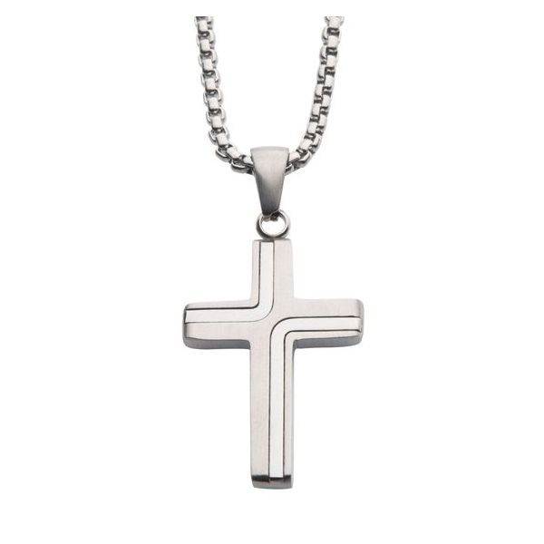 Stainless Steel Cross Necklace Don's Jewelry & Design Washington, IA