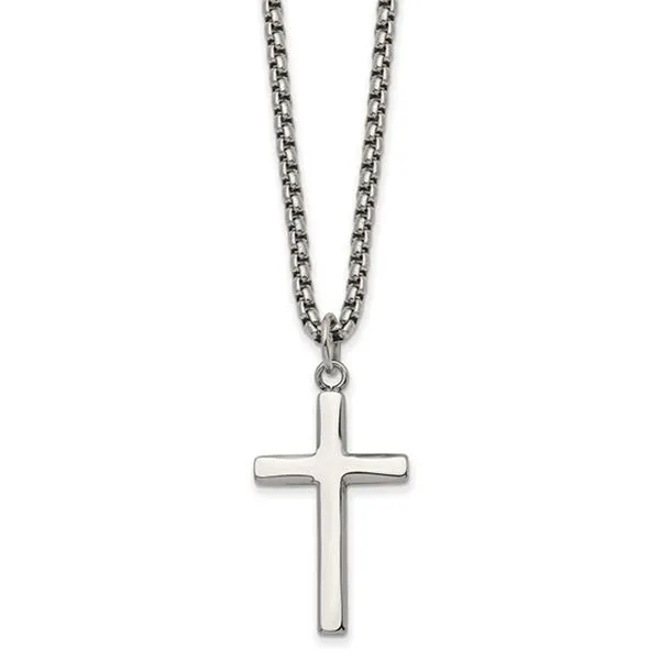 Stainless Steel Cross Necklace Don's Jewelry & Design Washington, IA