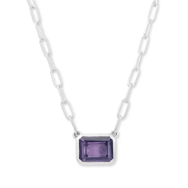 Sterling Silver Amethyst Necklace Don's Jewelry & Design Washington, IA